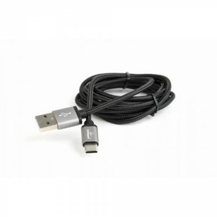 Cablu de date Gembird, USB 2.0 - Lightning, 1.8m, Black