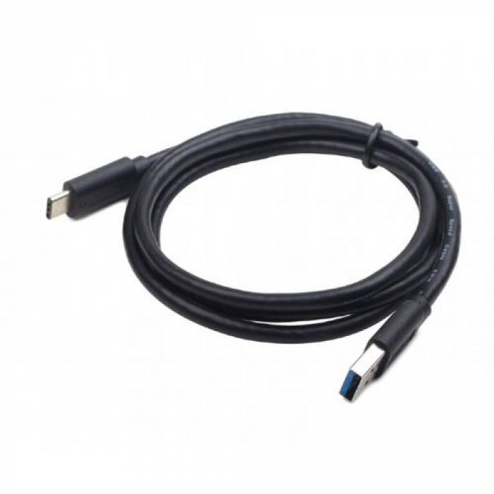 Cablu de date Gembird, USB - USB-C, 0.1m, Black