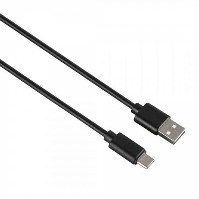 Cablu de date Hama 00200907, USB - USB-C, 0.9m, Black Cablu de date Hama 00200907, USB - USB-C, 0.9m, Black