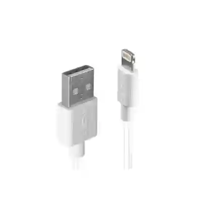 Cablu de date Lindy 31326, USB - Lightning, 1m, White