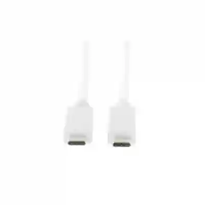 Cablu de date Logilink CU0130, USB-C- USB-C, 0.5m, White