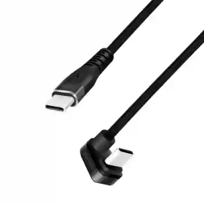 Cablu de date Logilink CU0190, USB-C - USB-C, 1m, Black