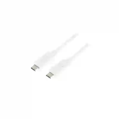 Cablu de date Logilink, USB-C - USB-C, 1m, White