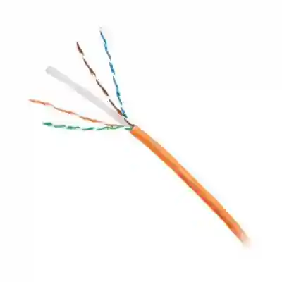 Cablu de date Nexans N100.605-OD, U/UTP, Cat6, 1m, Orange