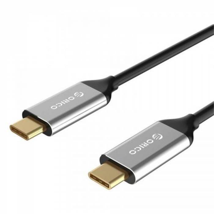 Cablu de date Orico CCU10, USB-C - USB-C, 1m, Black