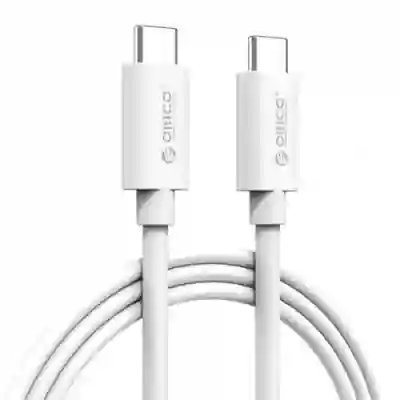 Cablu de date Orico CTC100-10-WH, USB-C - USB-C, 1m, White
