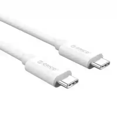 Cablu de date Orico CTC100M-20-WH, USB-C - USB-C, 2m, White