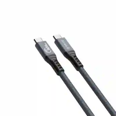 Cablu de date Orico TBZ4, USB-C - USB-C, 0.8m, Grey