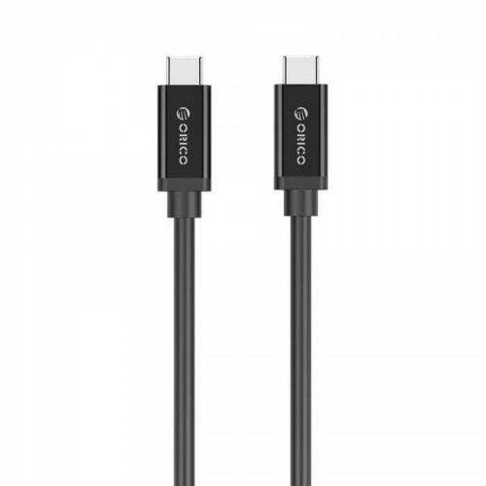 Cablu de date Orico XC-G2, USB-C - USB-C, 1m, Black