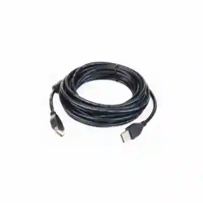 Cablu de date prelungitor USB2.0, 4.5m, Gembird, CCF-USB2-AMAF-15