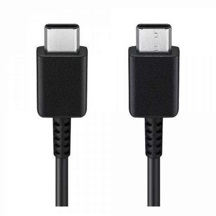 Cablu de date Samsung EP-DA705BBEGWW, USB-C - USB-C, 1m, Black