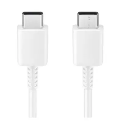 Cablu de date Samsung EP-DA705BWEGWW, USB-C - USB-C, 1m, White