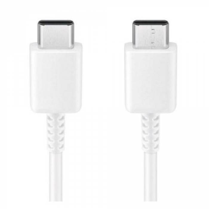 Cablu de date Samsung EP-DA705BWEGWW, USB-C - USB-C, 1m, White