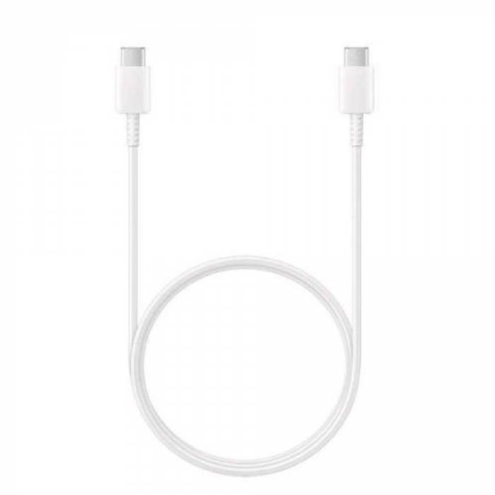 Cablu de date Samsung EP-DA705BWEGWW, USB-C - USB-C, 1m, White