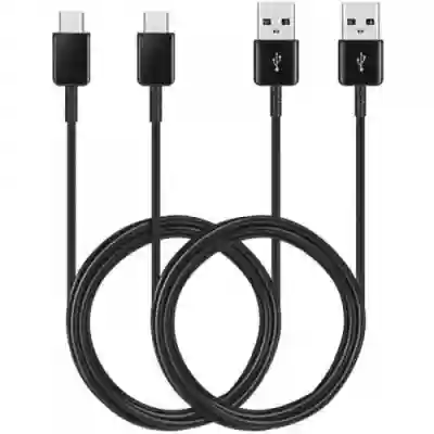 Cablu de date Samsung EP-DG930MBEGWW, USB - USB-C, 1.5m, Black