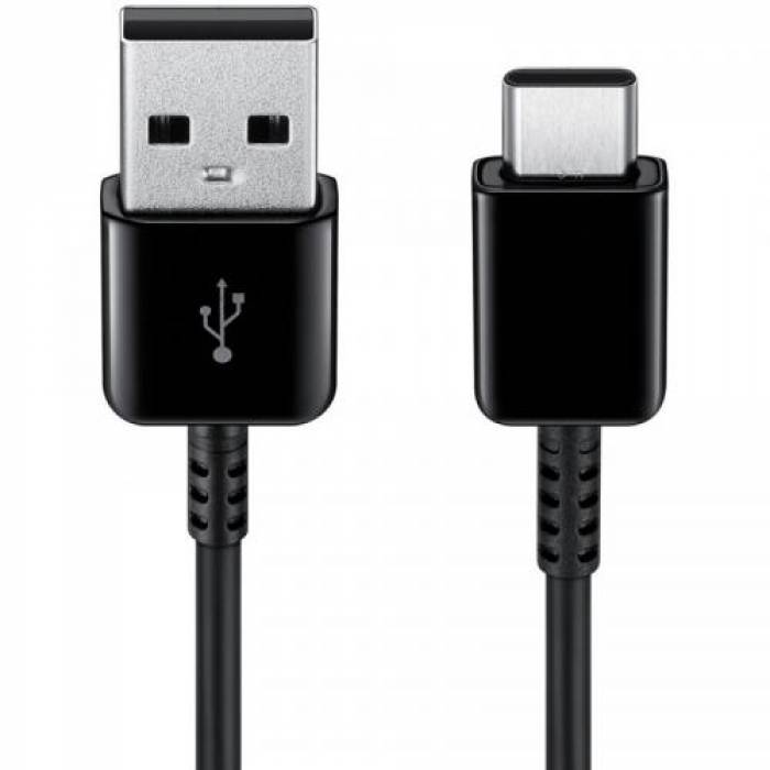 Cablu de date Samsung EP-DG930MBEGWW, USB - USB-C, 1.5m, Black