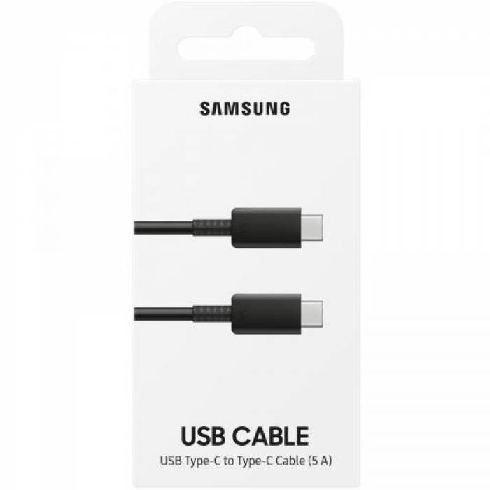 Cablu de date Samsung, USB-C - USB-C, 1m, Black