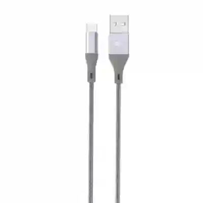 Cablu de date Silicon Power Boost Link LK30AB, USB - micro USB, 1m, Grey