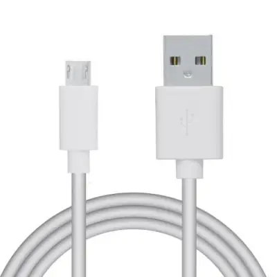 Cablu de date Spacer SPDC-MICRO-PVC-W-1.8, USB - microUSB, 1.8m, White