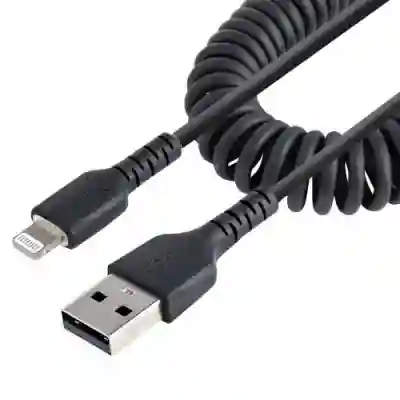 Cablu de date Startech RUSB2ALT1MBC, USB - Lightning, 1m, Black