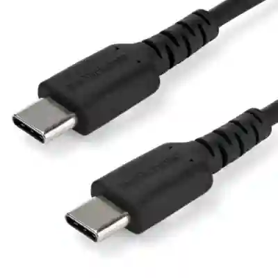 Cablu de date Startech RUSB2CC1MB, USB-C - USB-C, 1m, Black
