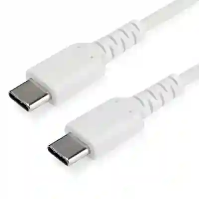 Cablu de date Startech RUSB2CC1MW, USB-C - USB-C, 1m, White