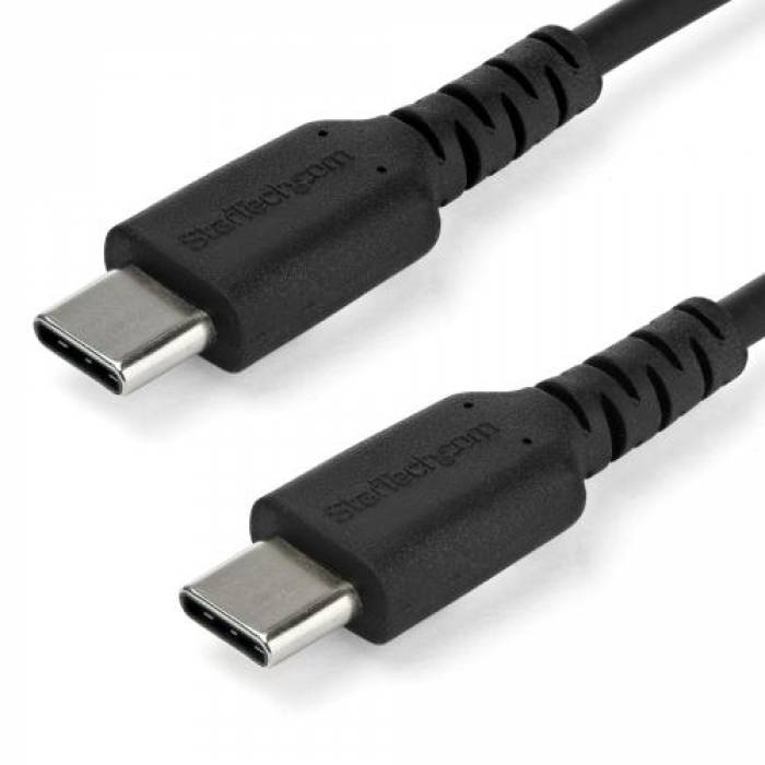 Cablu de date Startech RUSB2CC2MB, USB-C - USB-C, 2m, Black