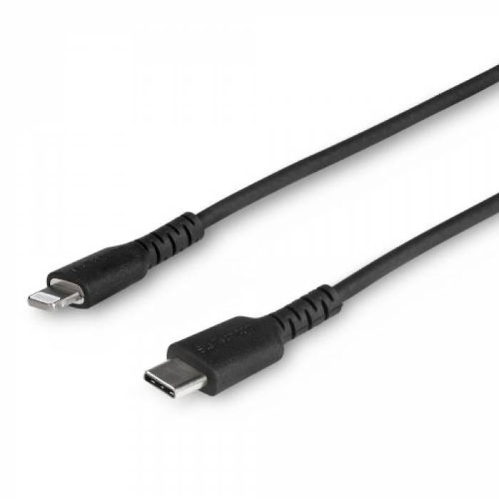 Cablu de date Startech RUSBCLTMM1MB, USB-C - Lightning, 1m, Black
