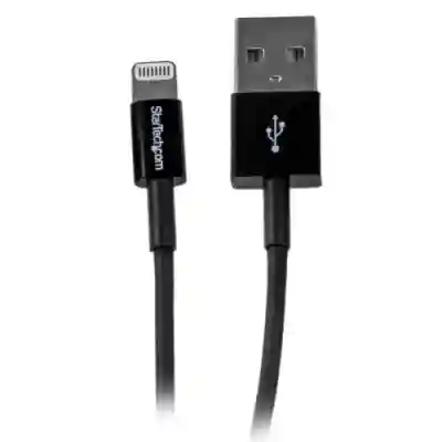 Cablu de date Startech RUSBLTMM1MB, USB - Lightning, 1m, Black