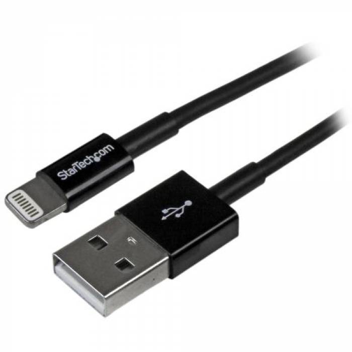 Cablu de date Startech RUSBLTMM1MB, USB - Lightning, 1m, Black