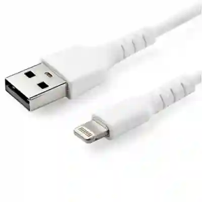 Cablu de date Startech RUSBLTMM2M, USB - Lightning, 2m, White