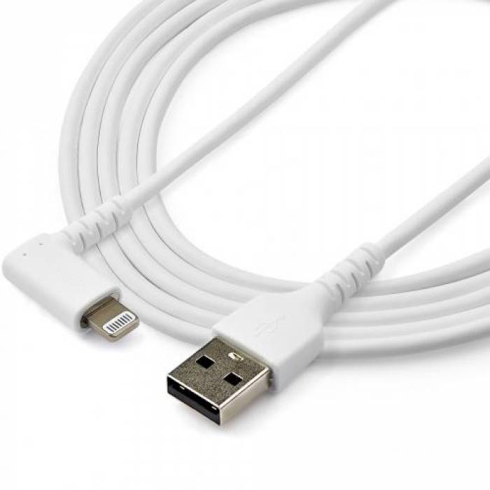 Cablu de date Startech RUSBLTMM2MWR, USB - Lightning, 2m, White