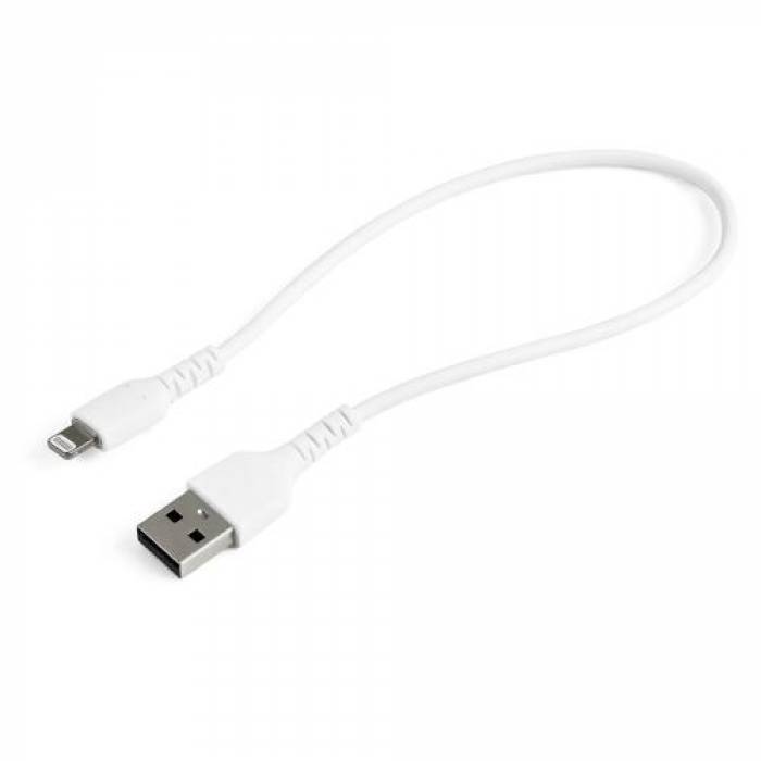 Cablu de date Startech RUSBLTMM30CMW, USB - Lightning, 0.3m, White