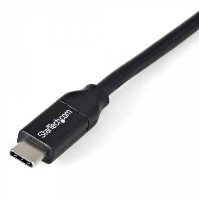 Cablu de date Startech USB2AC2M10PK, USB - USB-C, 2m, Black, 10pack
