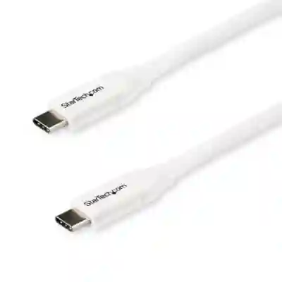 Cablu de date Startech USB2C5C2MW, USB-C - USB-C, 2m, White