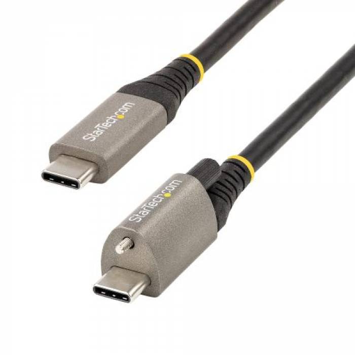 Cablu de date Startech USB31CCTLKV1M, USB-C - USB-C, 1m, Gray