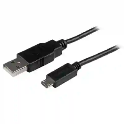Cablu de date Startech USBAUB1MBK, USB - microUSB, 1m, Black
