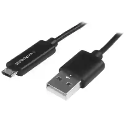 Cablu de date Startech USBAUBL1M, USB - micro USB, 1m, Black