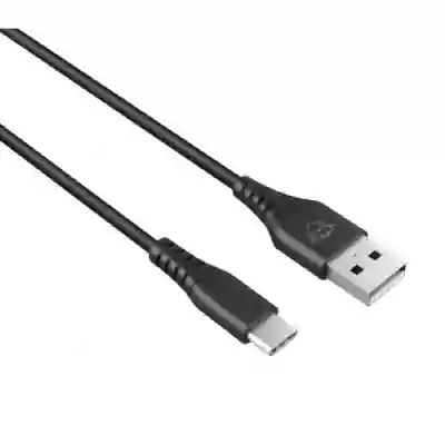 Cablu de date Trust GXT 226 Play & Charge, USB - USB-C, 3m, Black