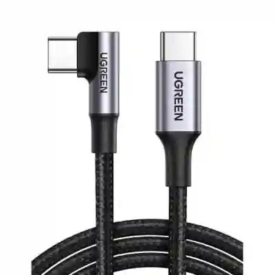 Cablu de date Ugreeen 70643, USB-C - USB-C, 1m, Black