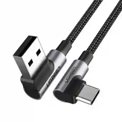 Cablu de date Ugreen US176, USB - USB-C, 0.5m, Black
