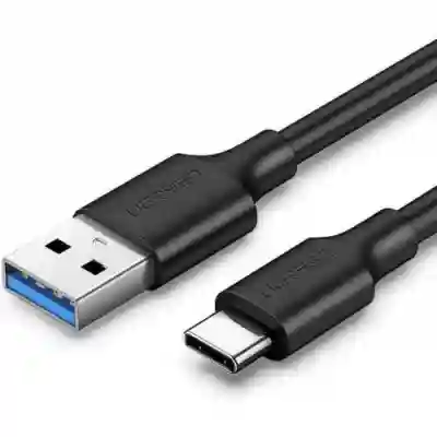 Cablu de date Ugreen US184, USB 3.0 - USB-C, 2m, Black