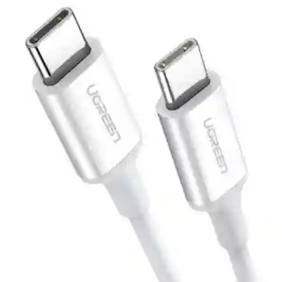 Cablu de date Ugreen US264, USB-C - USB-C, 2m White