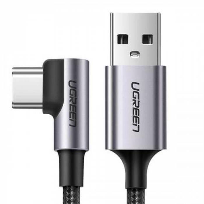 Cablu de date Ugreen US284, USB - USB-C, 2m, Black