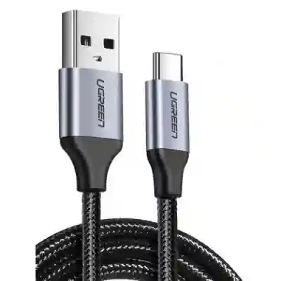 Cablu de date Ugreen US288, USB 2.0 - USB-C, 0.25m, Gray