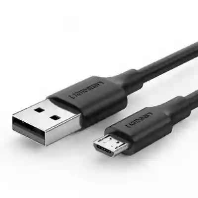 Cablu de date Ugreen US289, USB 2.0 - microUSB, 0.5m, Black