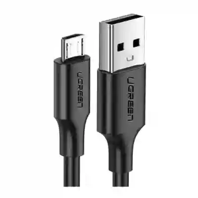 Cablu de date Ugreen US289, USB 2.0 - microUSB, 1.5m, Black