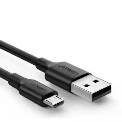 Cablu de date Ugreen US289, USB - microUSB, 3m, Black