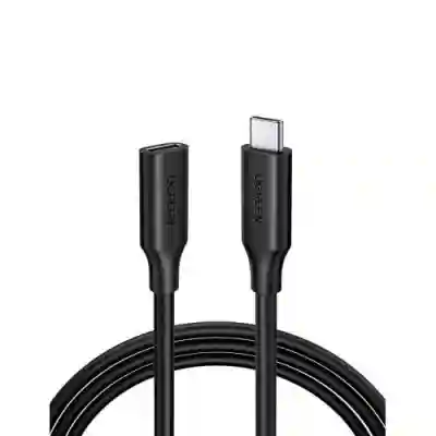 Cablu de date Ugreen US353, USB-C male - USB-C female, 1m, Black
