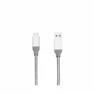 Cablu de date Verbatim, USB 3.1 - USB-C, 30cm, Silver